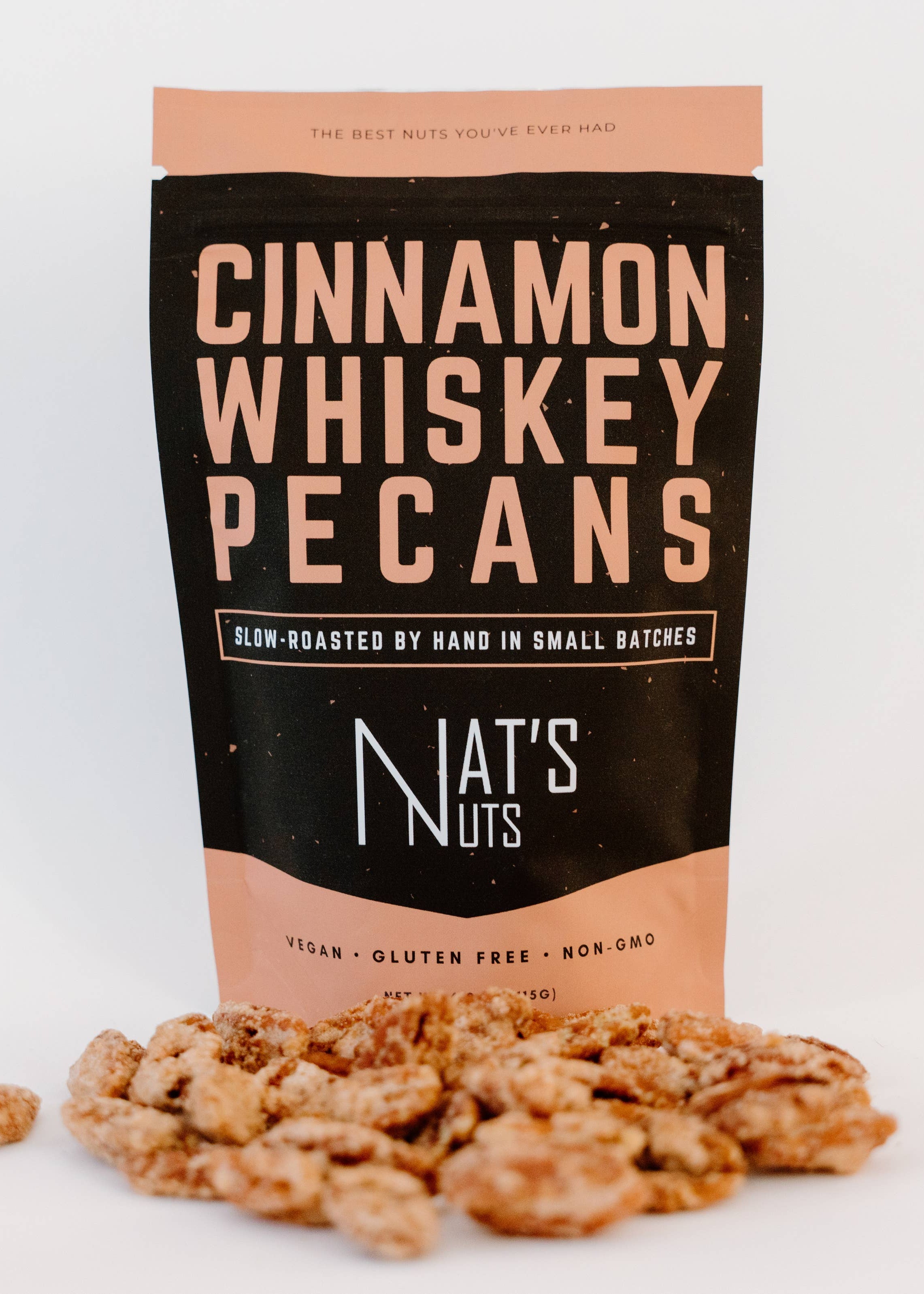 Cinnamon Whiskey Pecans