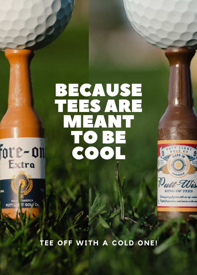 Beer Bottle Golf Tees