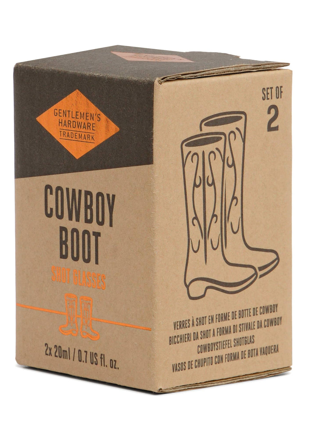 Cowboy Boot Shot Glasses