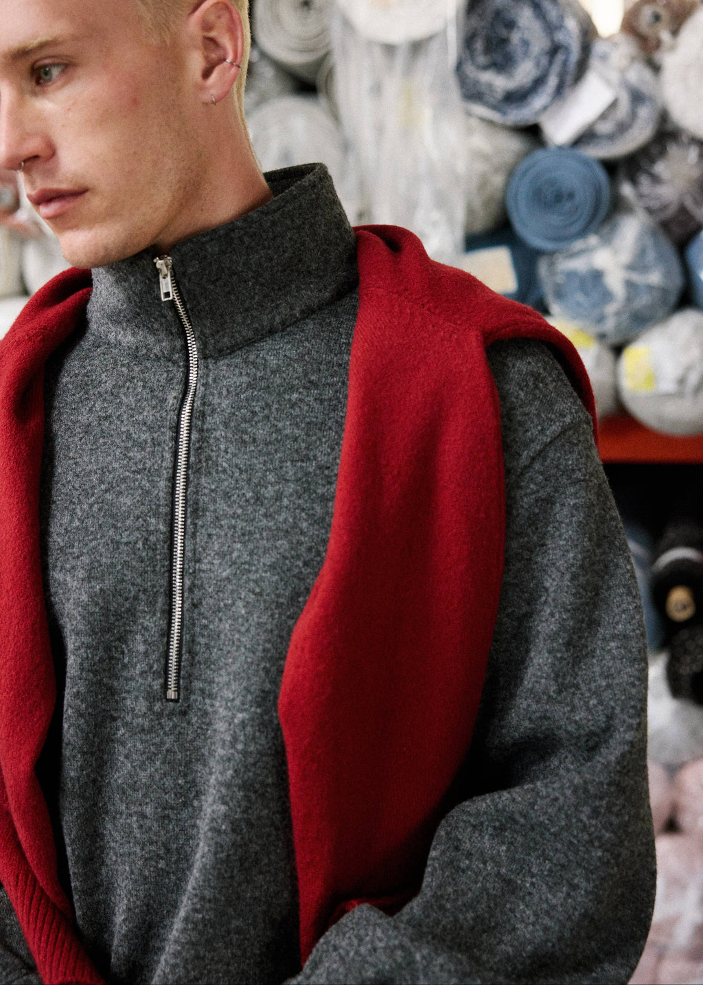Christopher Half Zip Sweater