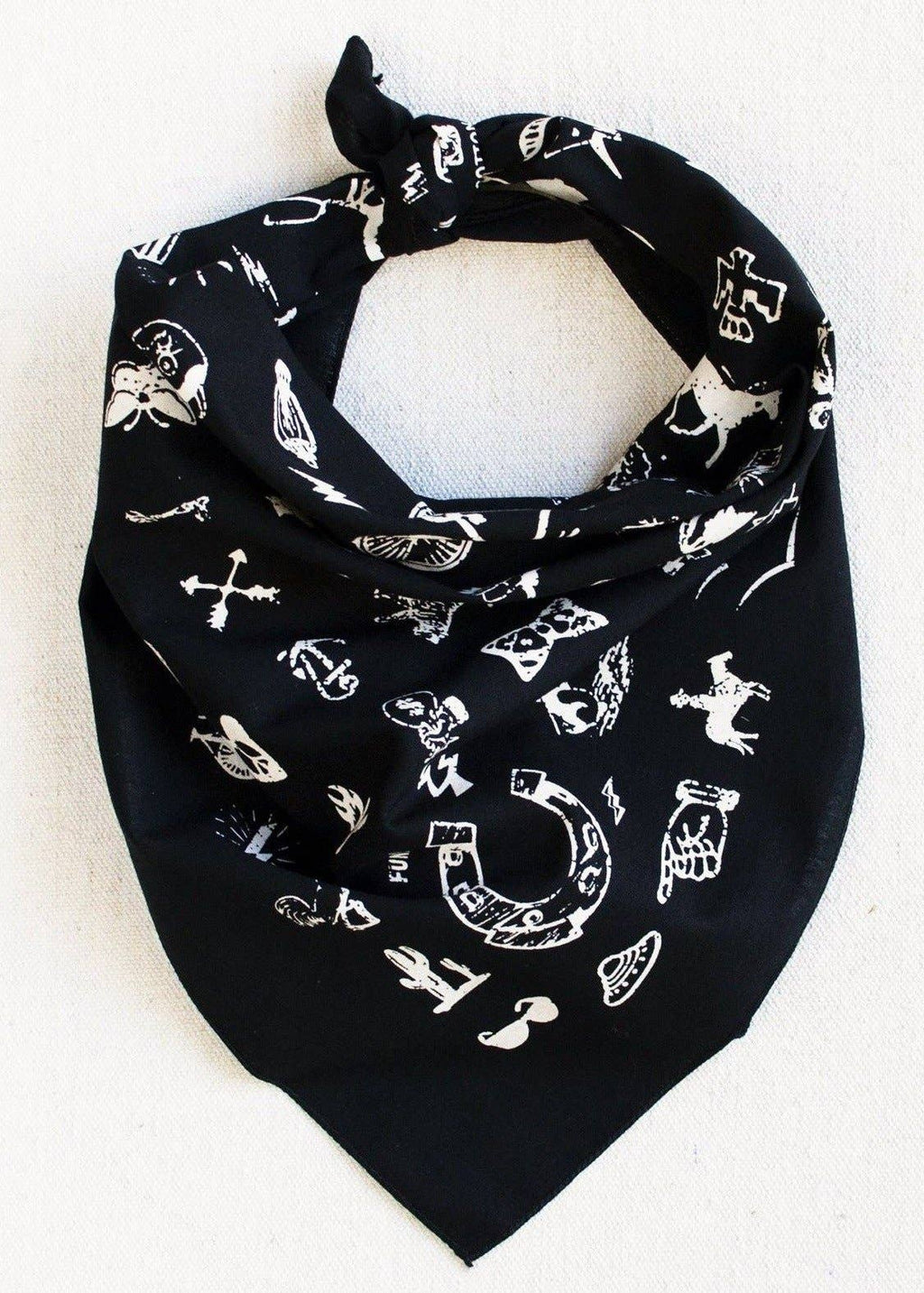 Black Big Fun Bandana