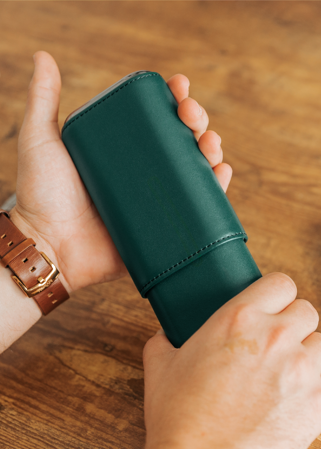 Klaro Three-Cigar Travel Case