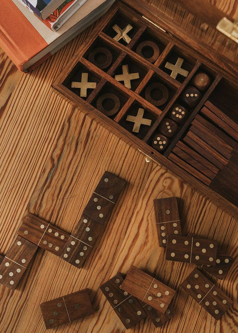 Rosewood 3-in-1 Game Set