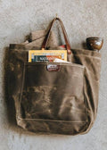 Field Tan Coal Tote