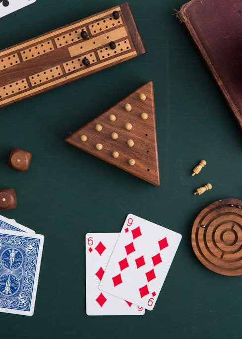 Triangle Peg Board Game