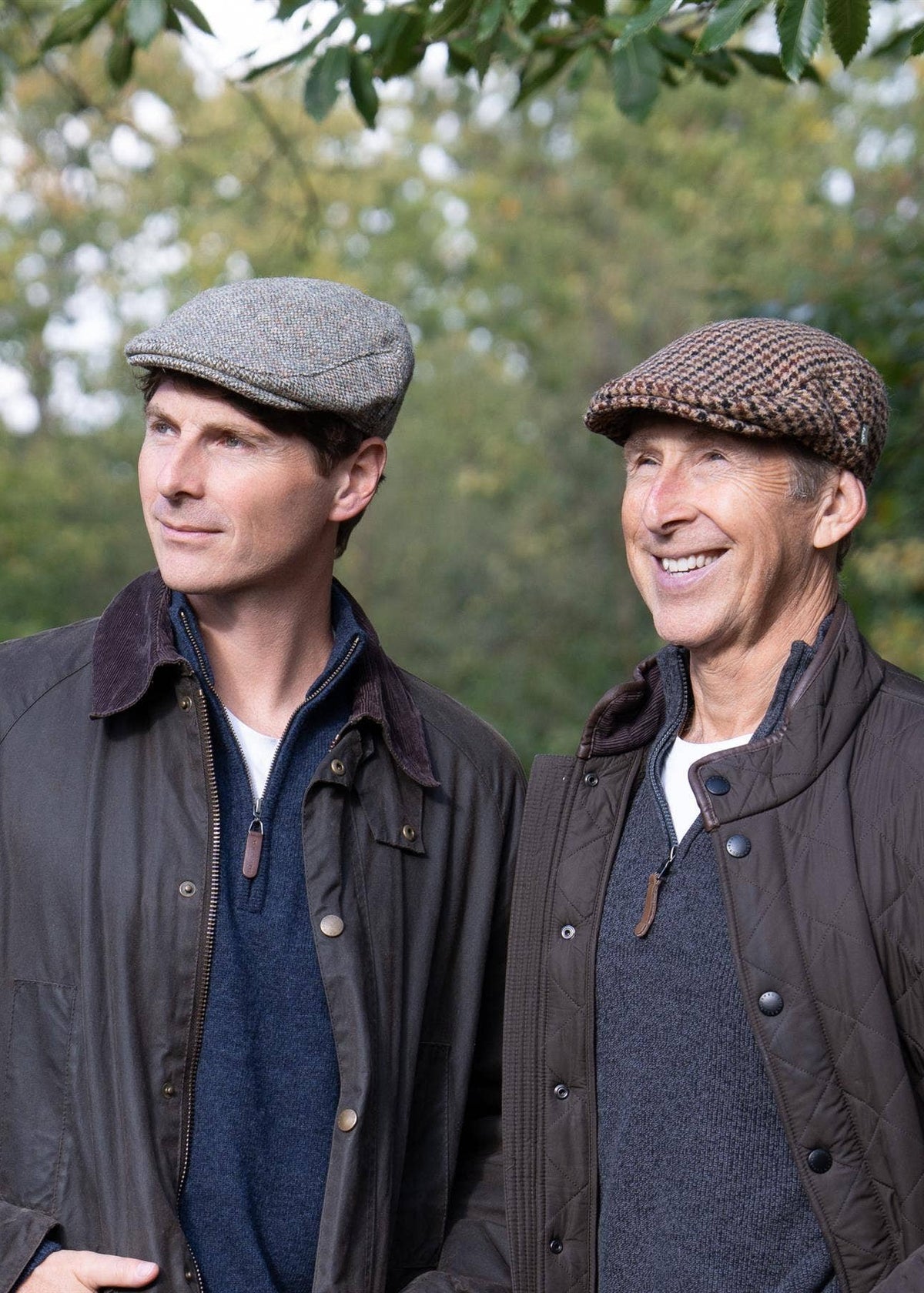 Fleece Highland Harris Tweed Flat Cap