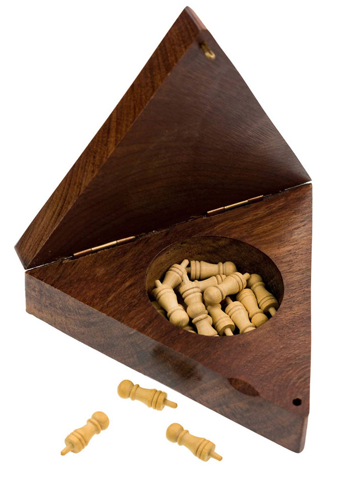 Triangle Peg Board Game