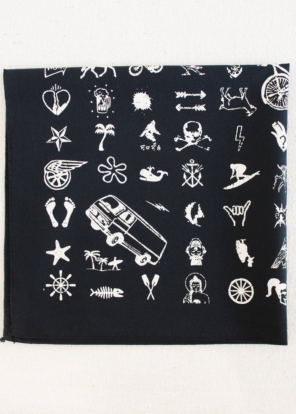 Black Big Fun Bandana