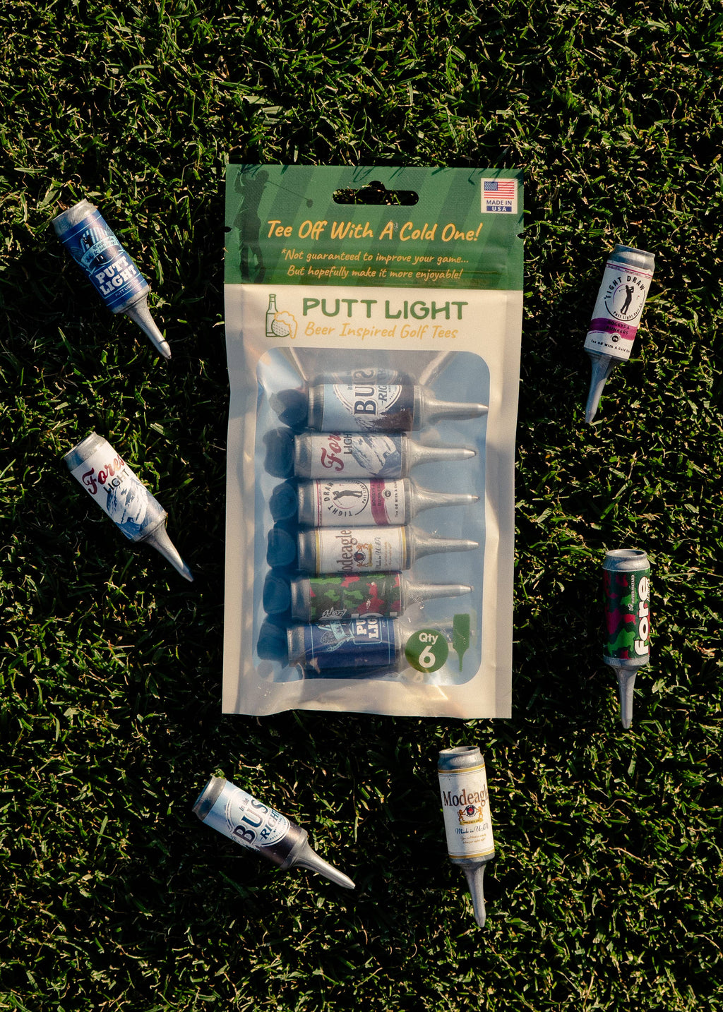 Beer Can Golf Tees
