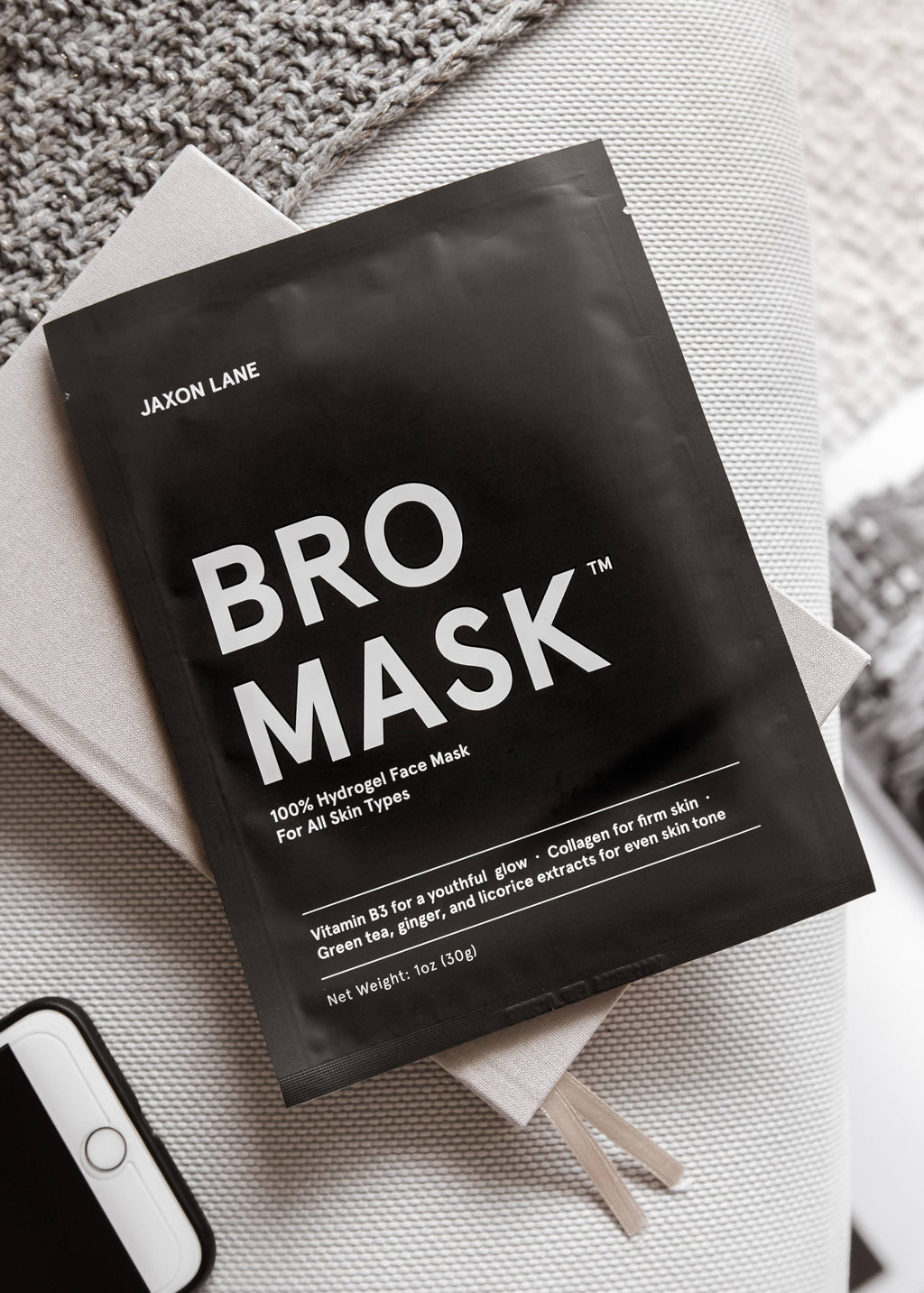 Jaxon Lane Bro Mask Hydrogel Face Mask Sheet