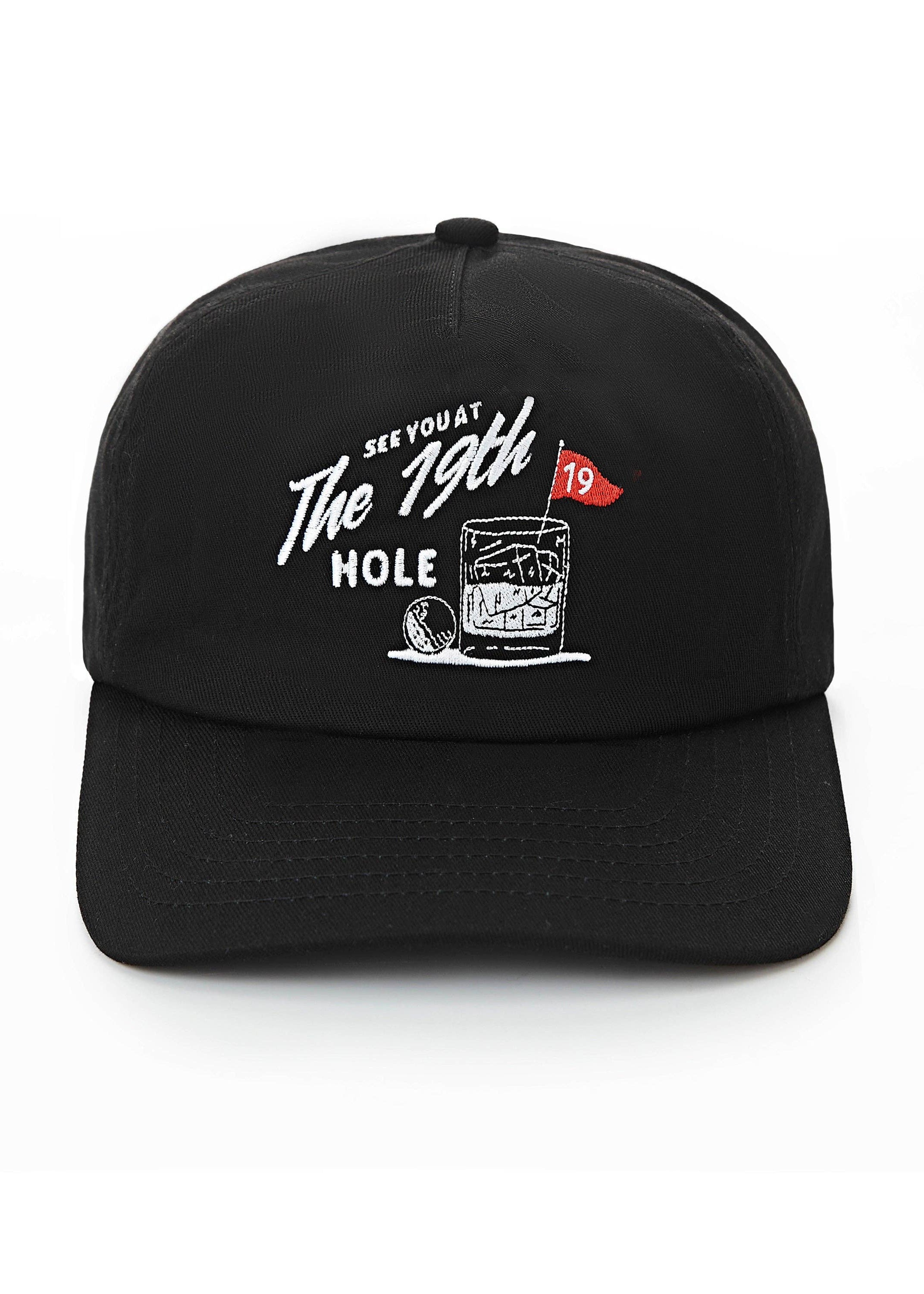 Black The 19th Hole Hat