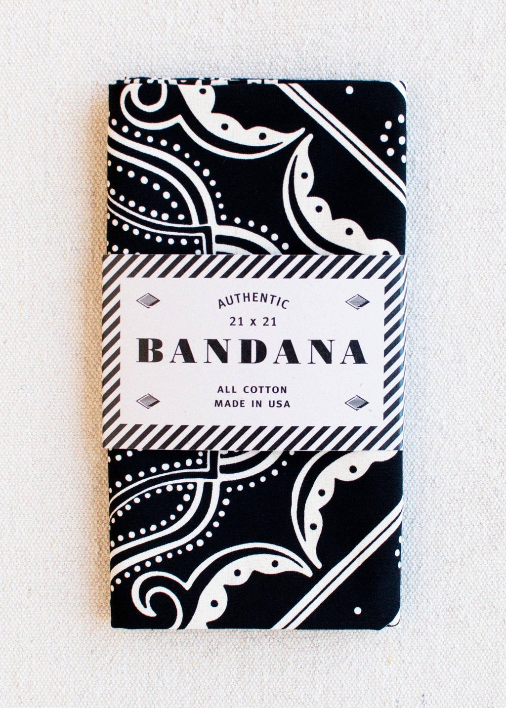 Black Western Bandana