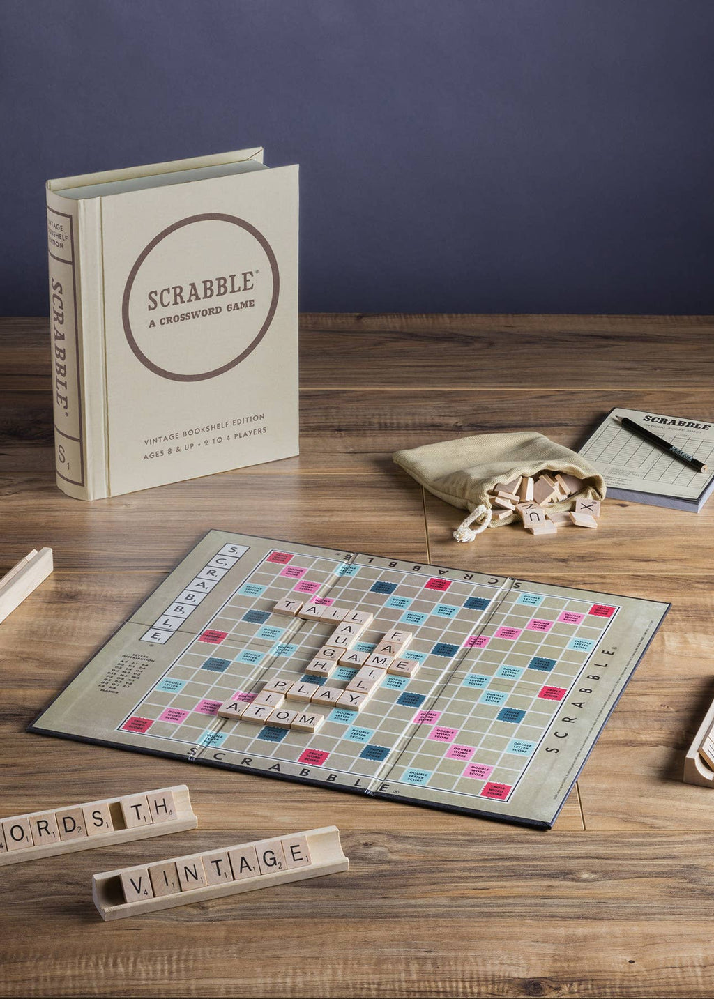 Scrabble Vintage Bookshelf Edition