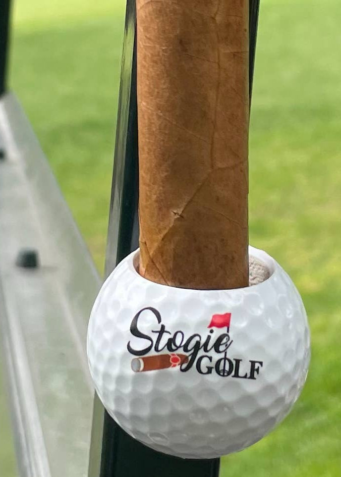 Magnetic Golf Ball Cigar Holder