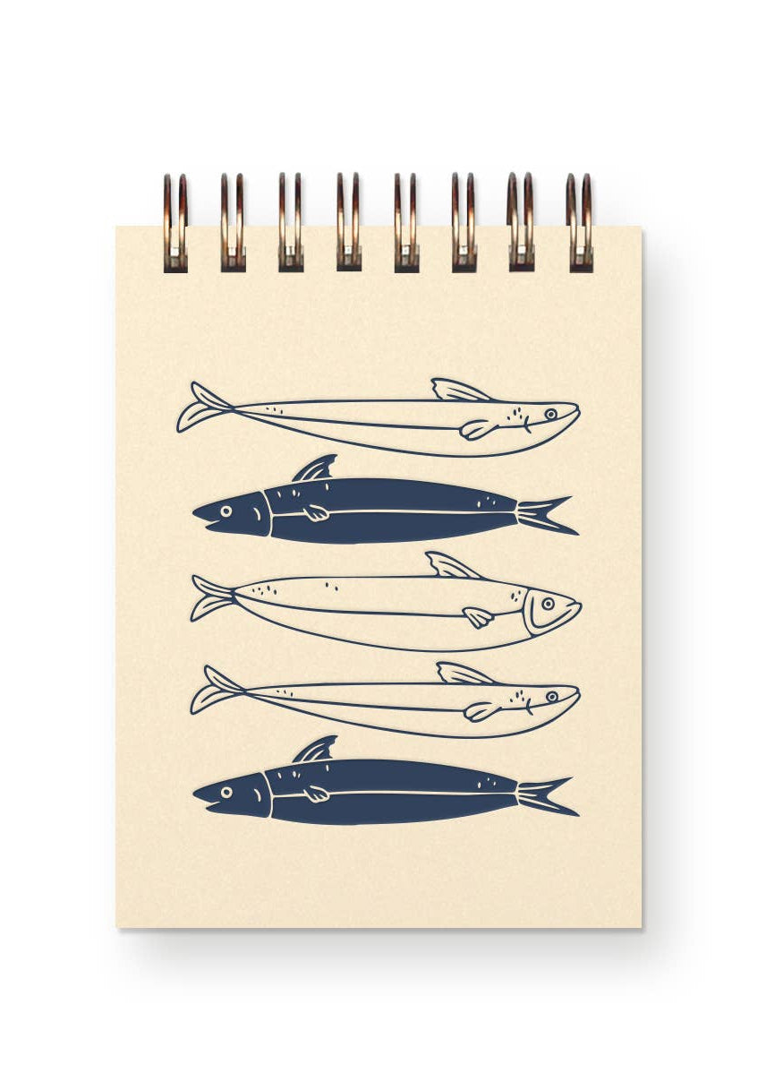 Fishes Mini Jotter Notebook