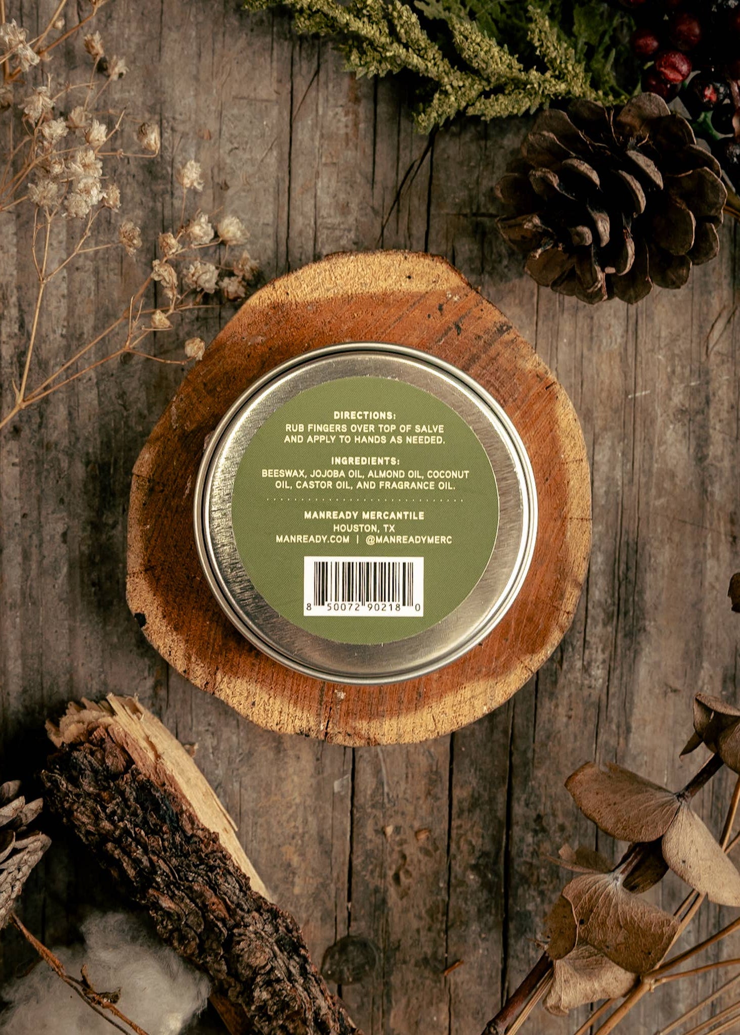 Tobacco Whiskey Hand Salve