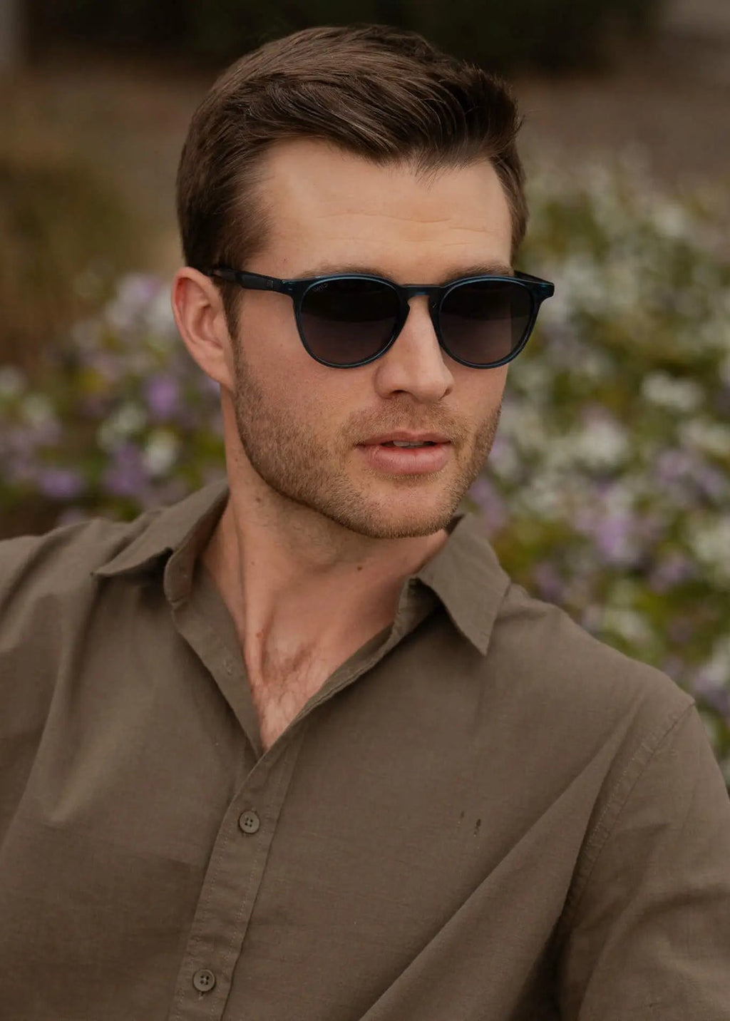 Blue Rowan Polarized Sunglasses