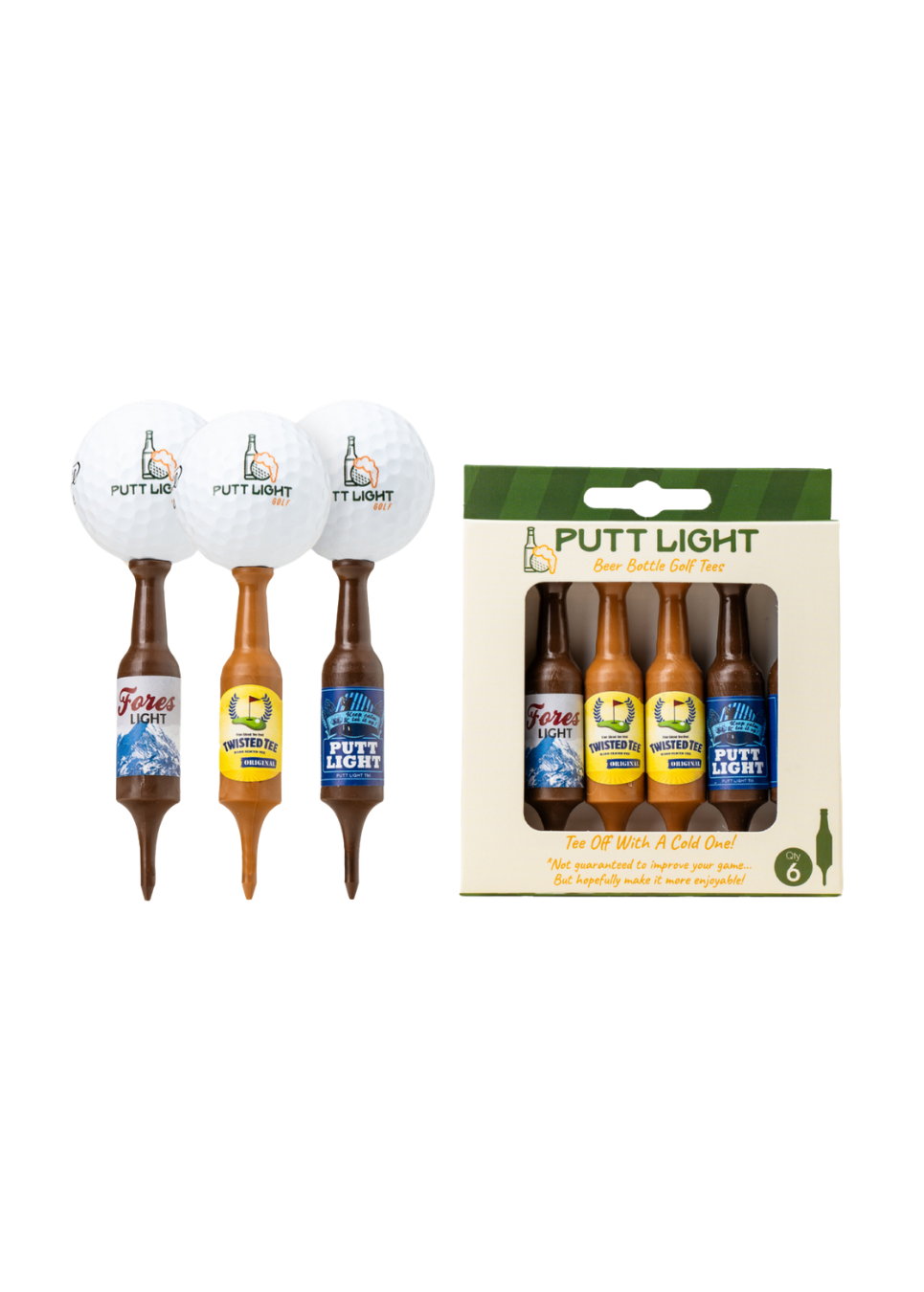 Beer Bottle Golf Tees