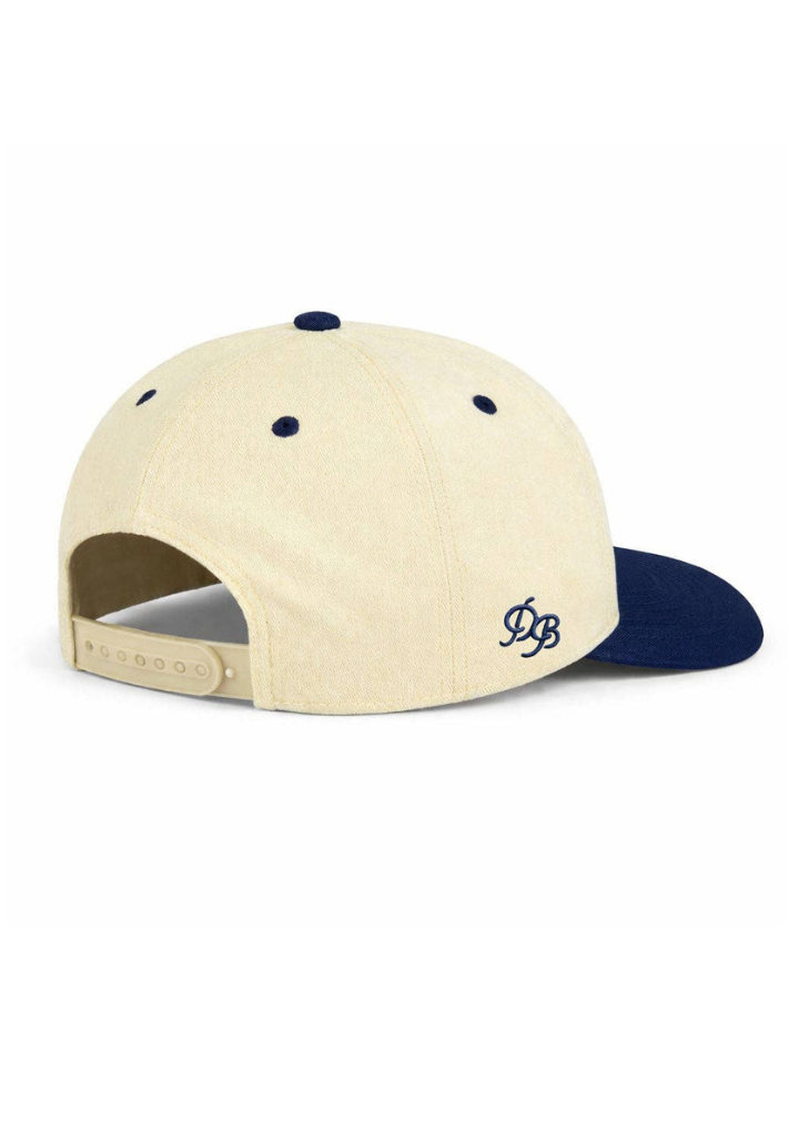 Cream & Navy Dad Snapback Hat