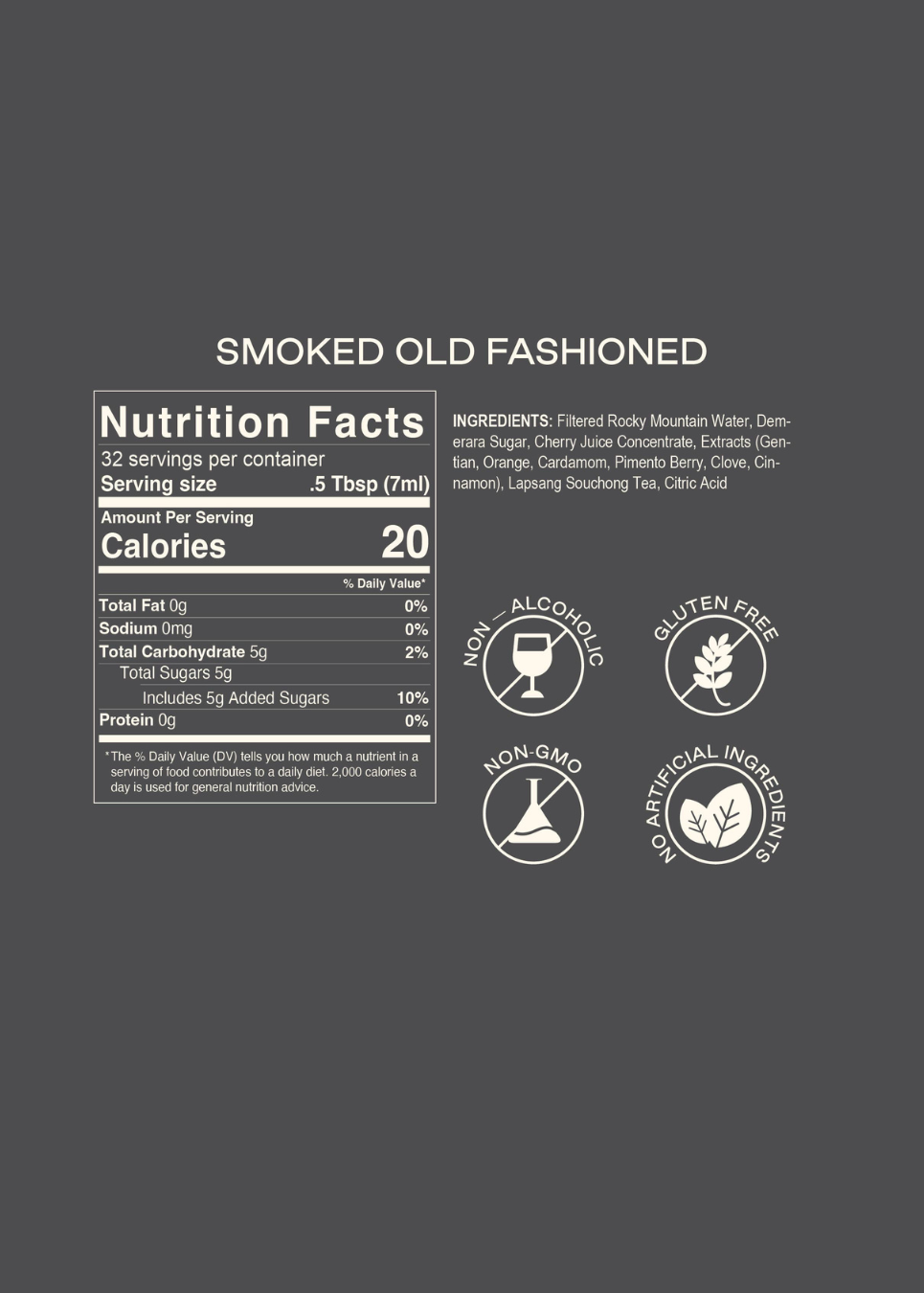 Old Fashioned Cocktail Syrup Sample Set