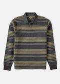 Black Wash Greg LS Rugby Polo