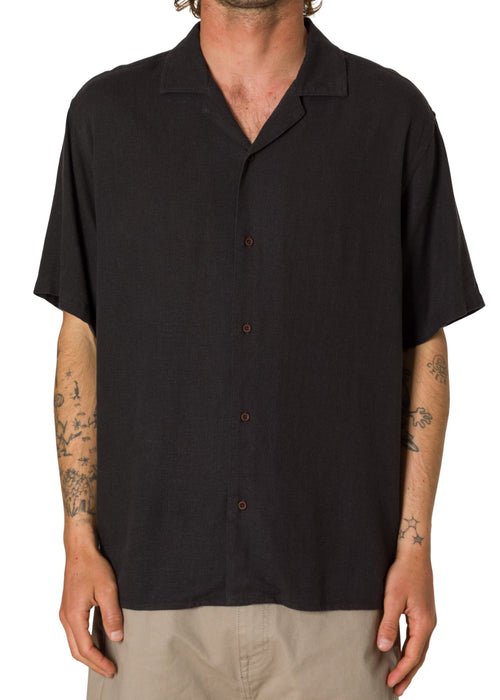Black Wash Teller Shirt
