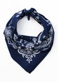 Navy Sketchy Paisley Bandana
