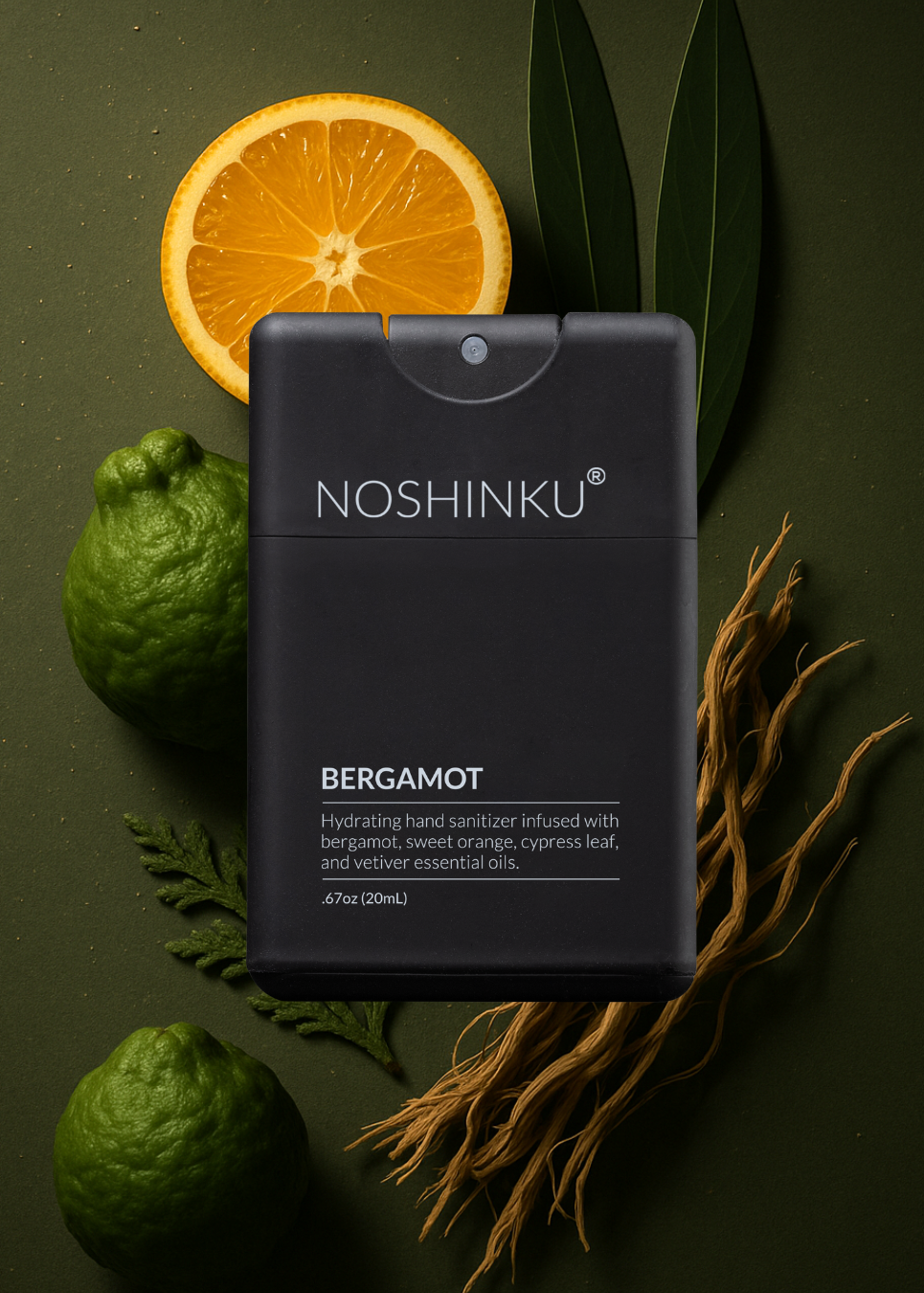 Bergamot Ultra-Moisturizing Pocket Hand Sanitizer