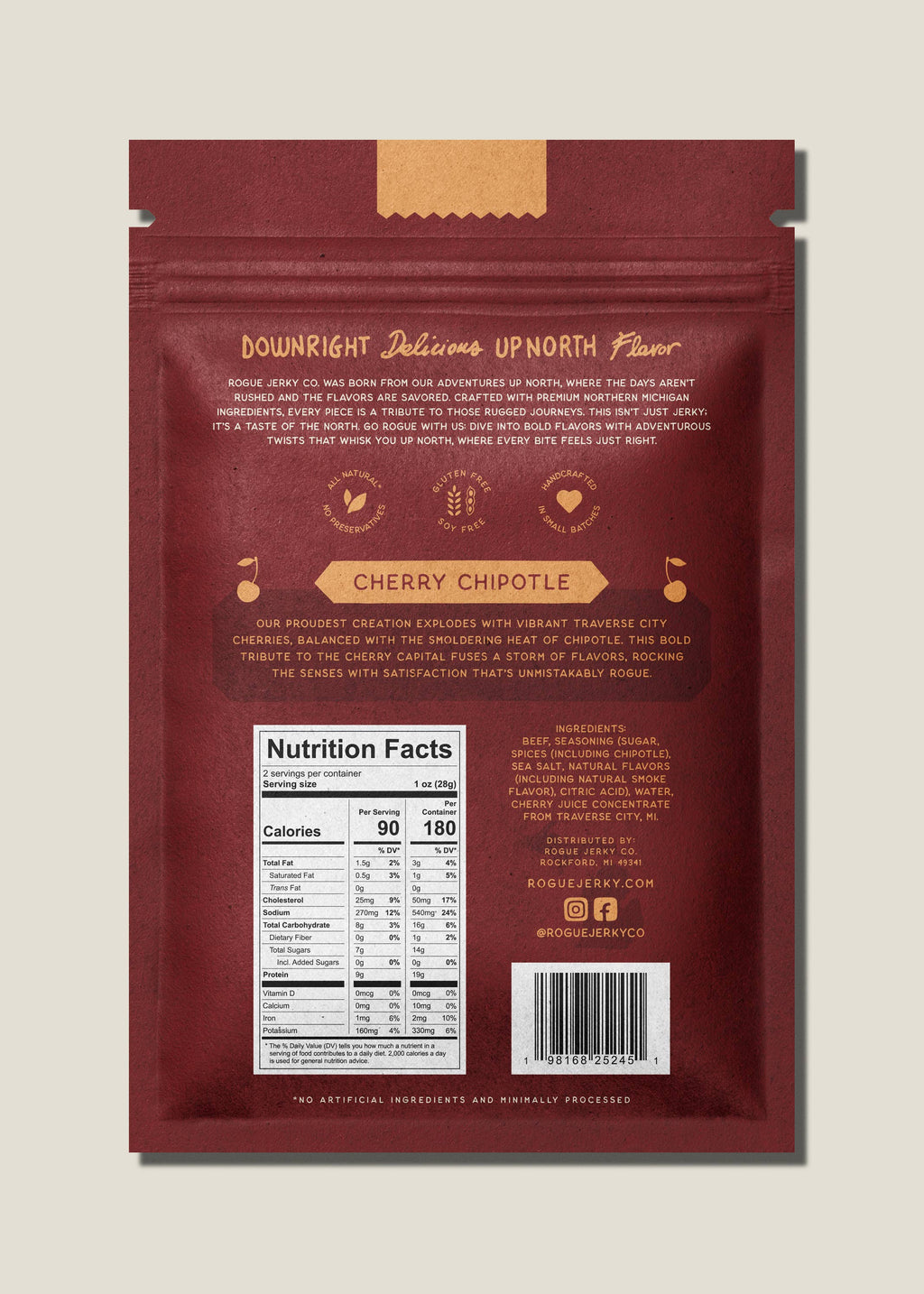 Cherry Chipotle Beef Jerky