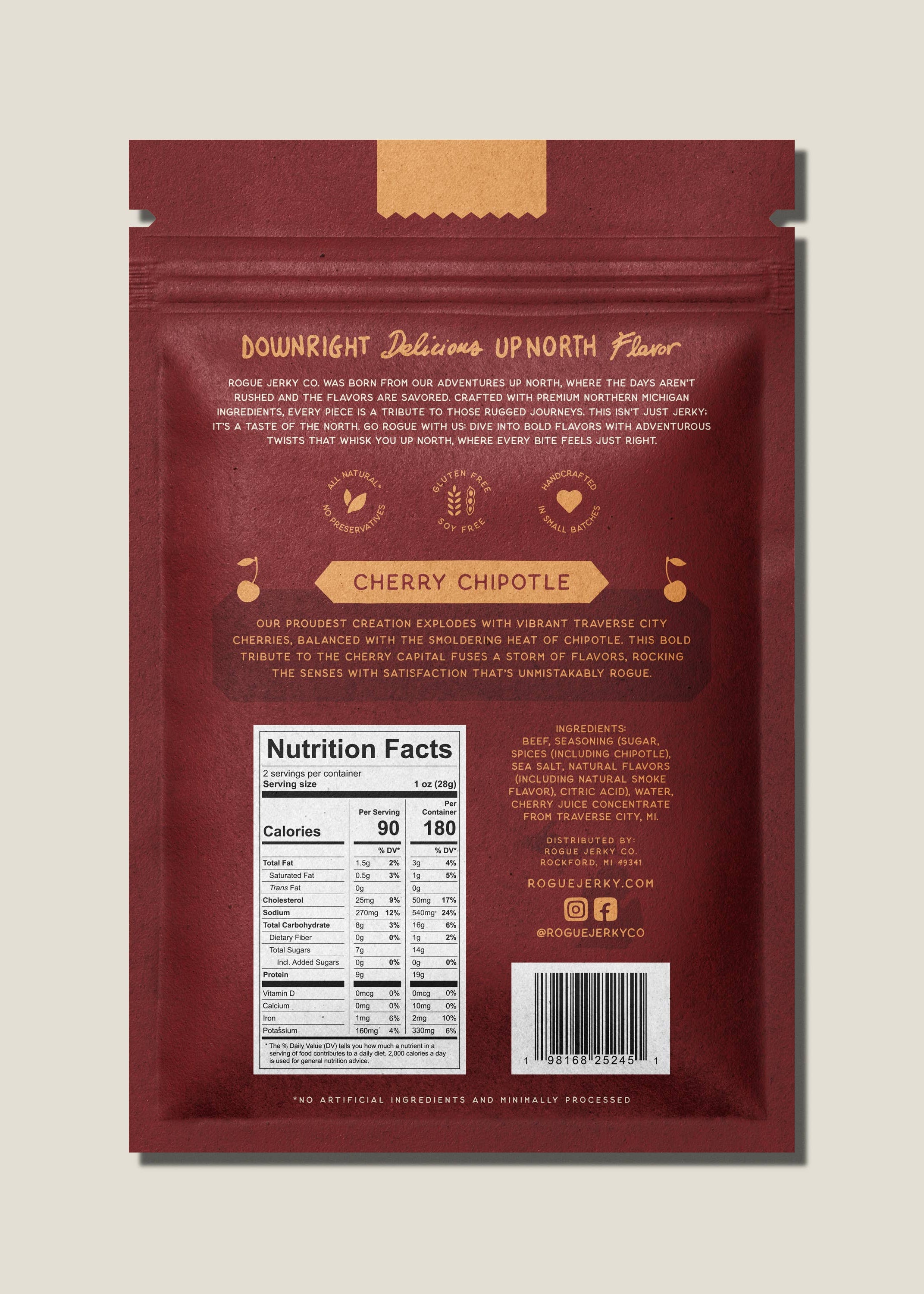 Cherry Chipotle Beef Jerky