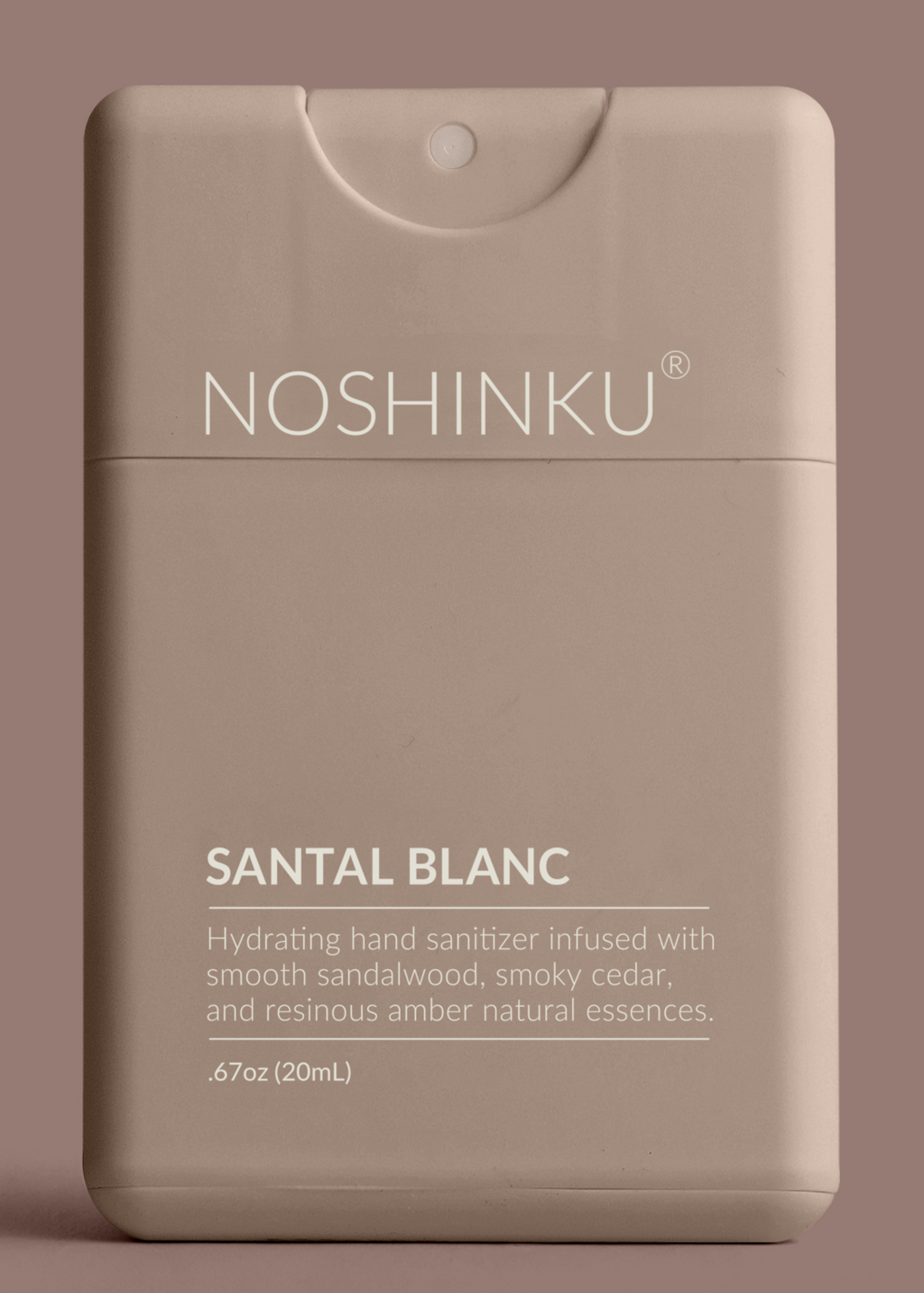 Santal Blanc Moisturizing Pocket Sanitizer