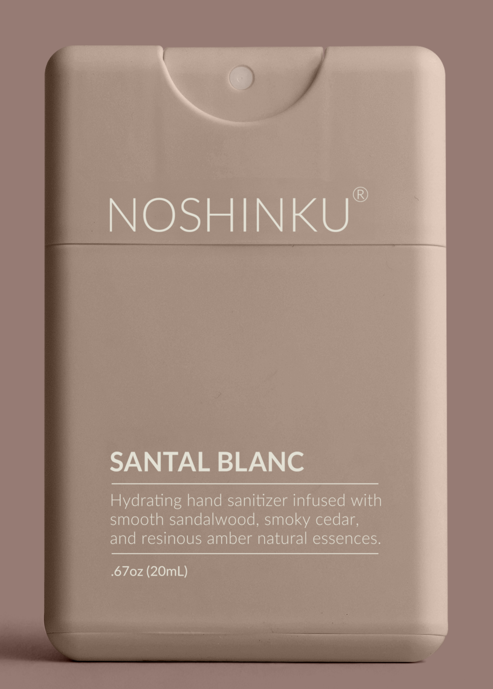 Santal Blanc Moisturizing Pocket Sanitizer