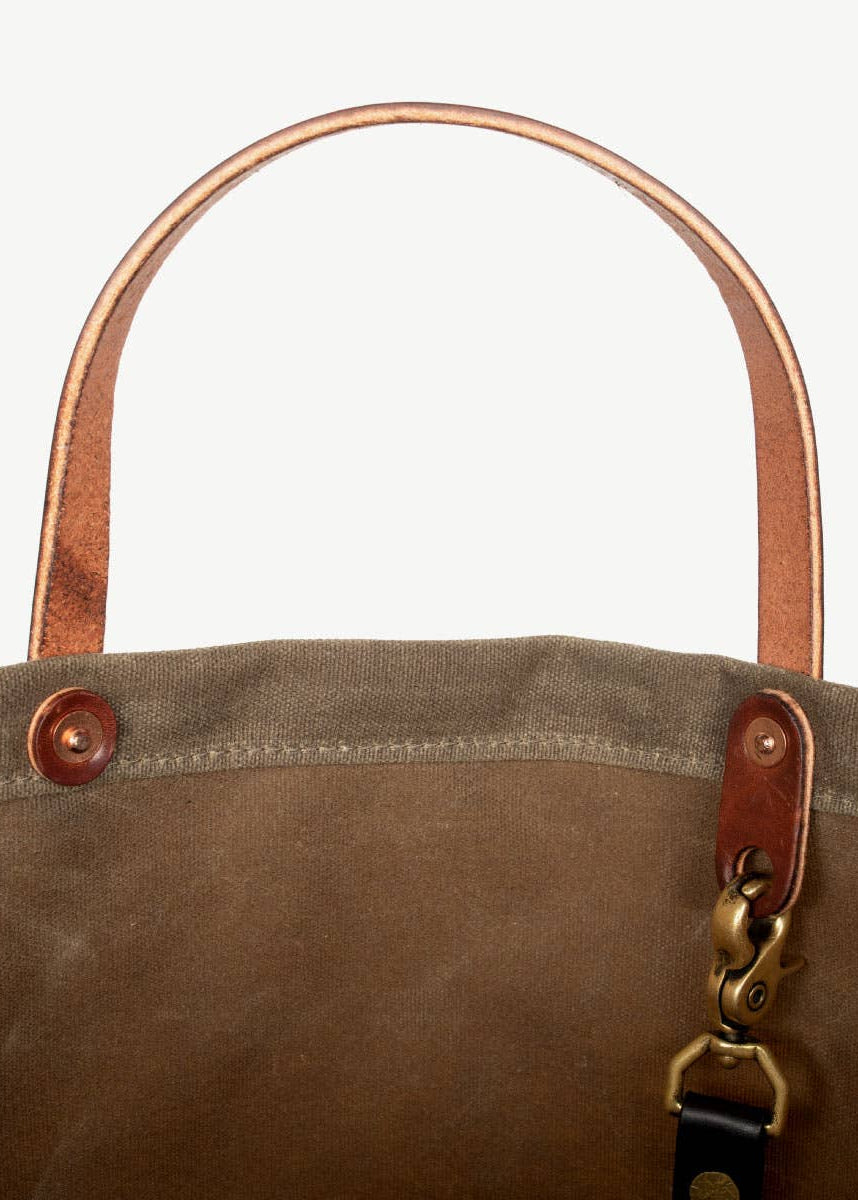 Field Tan Coal Tote