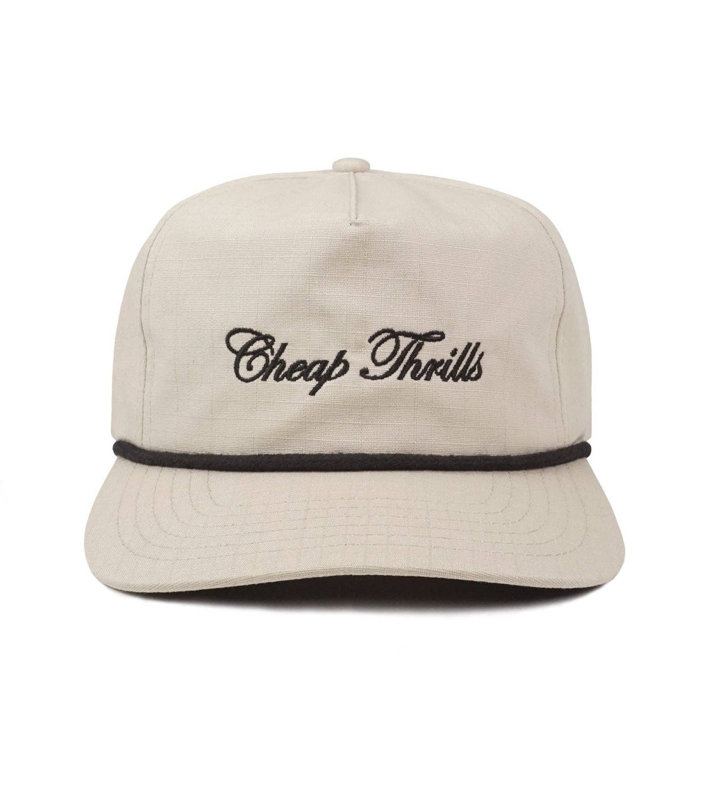 Cheap Thrills Rope Hat - Sand Tan Ripstop