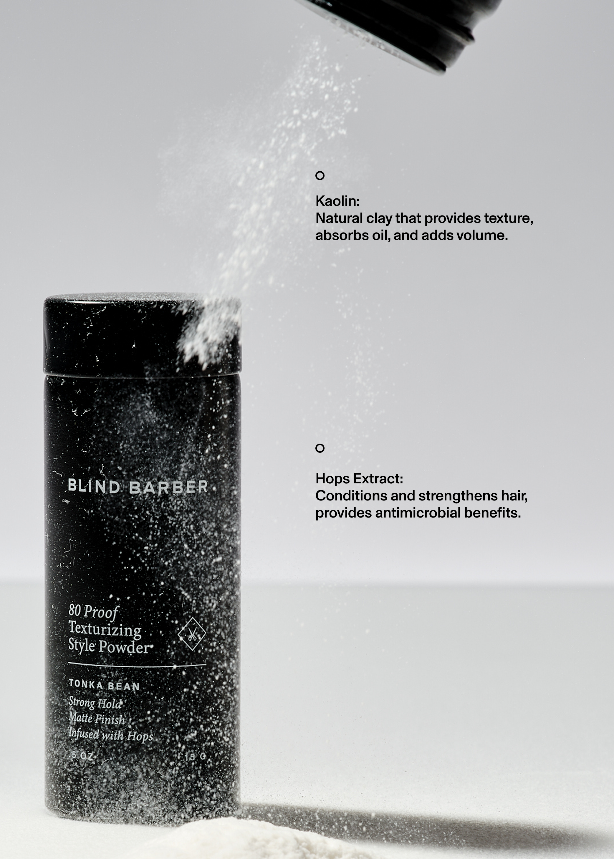 Blind Barber 80 Proof Texturizing Style Powder