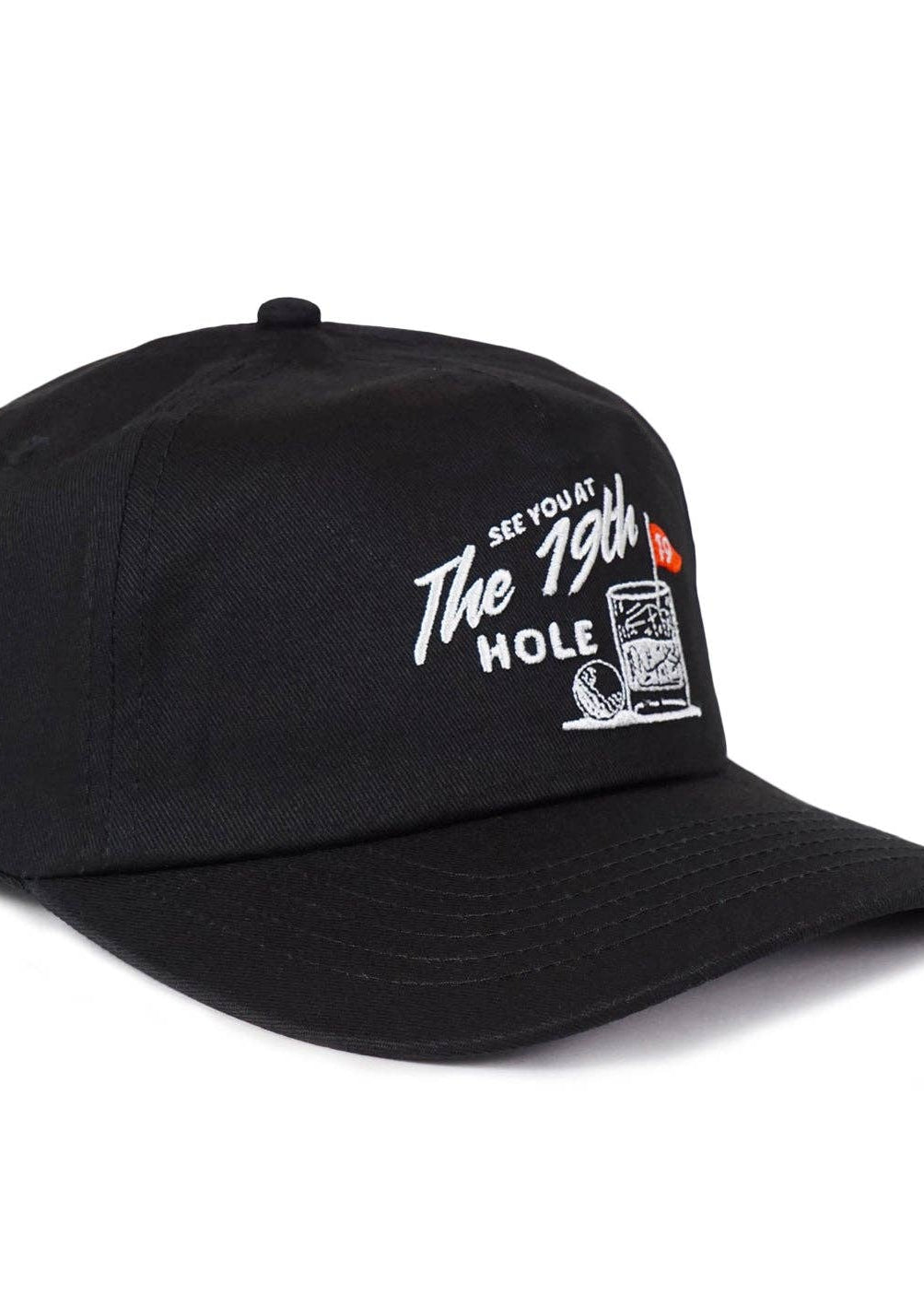 Black The 19th Hole Hat