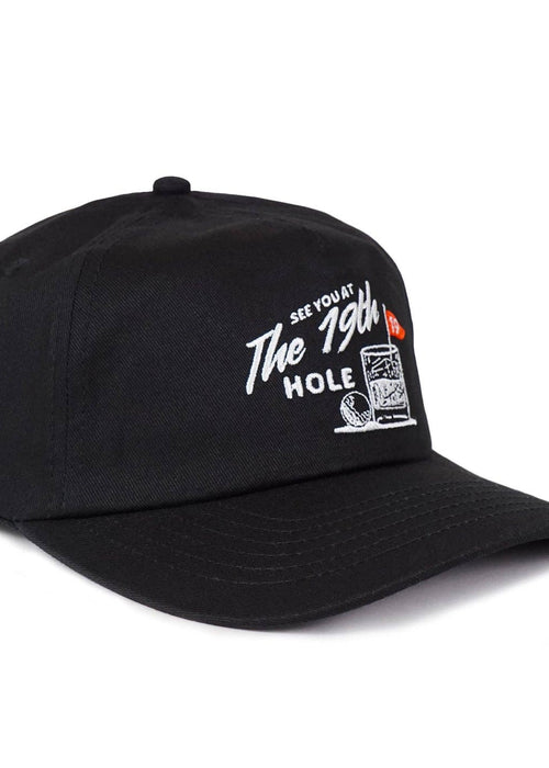 Black The 19th Hole Hat