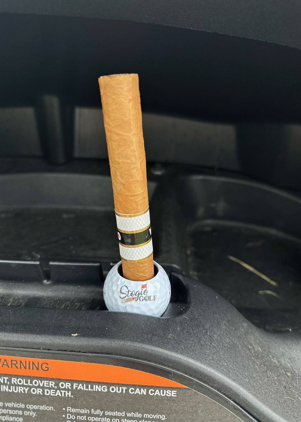 Golf Ball Cigar Holder