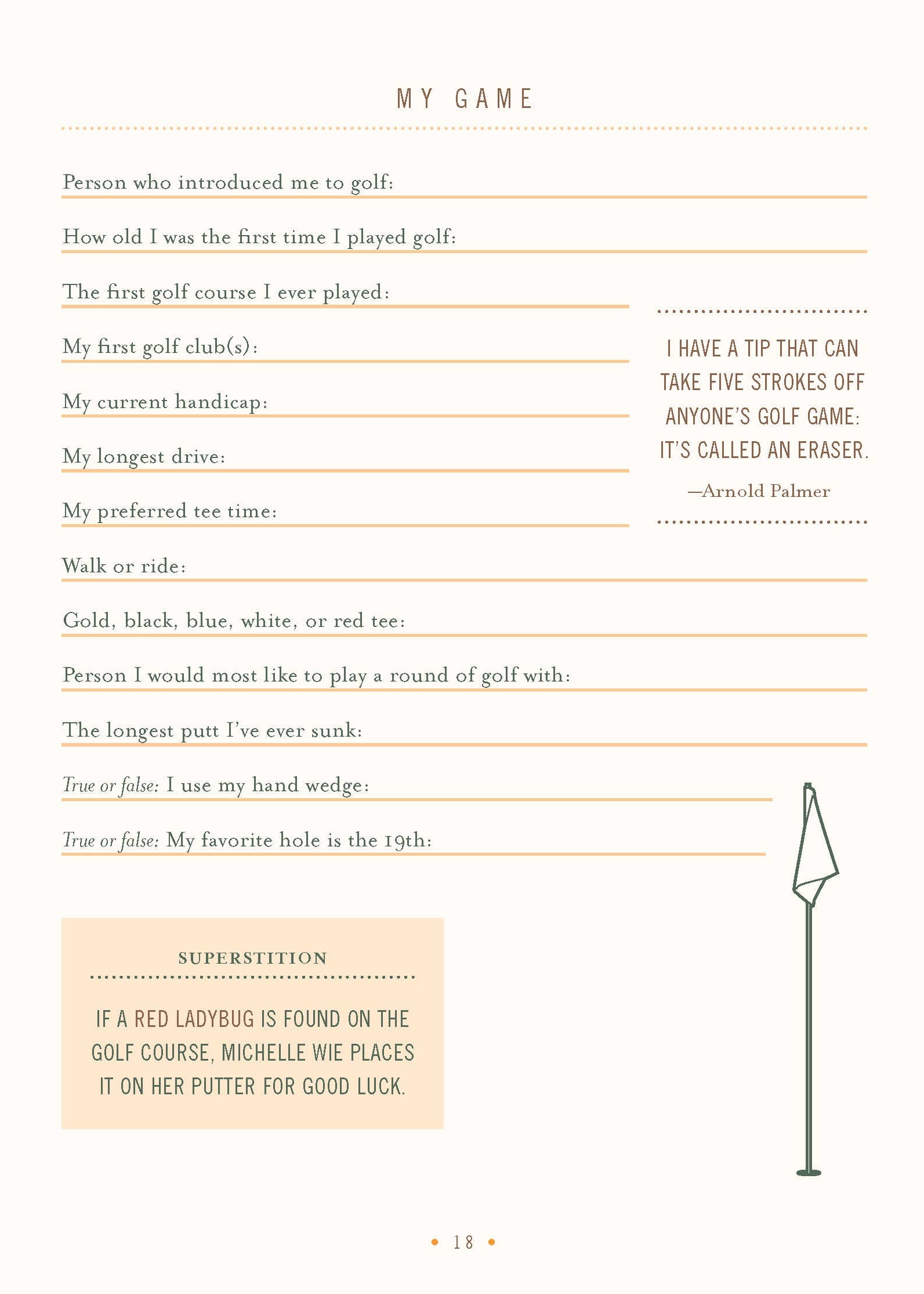 The Ultimate Golf Journal