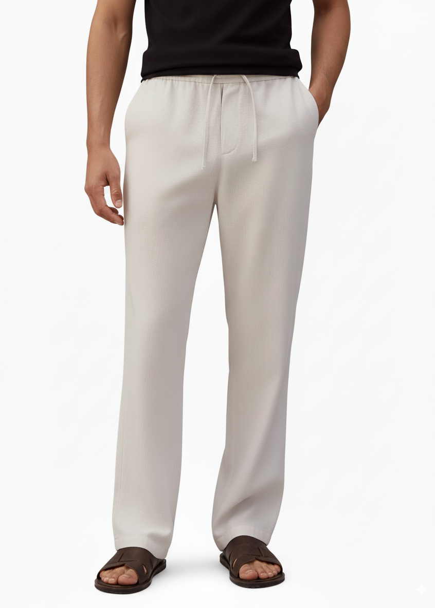 Hawk's Bay Natural Linen Blend Pant