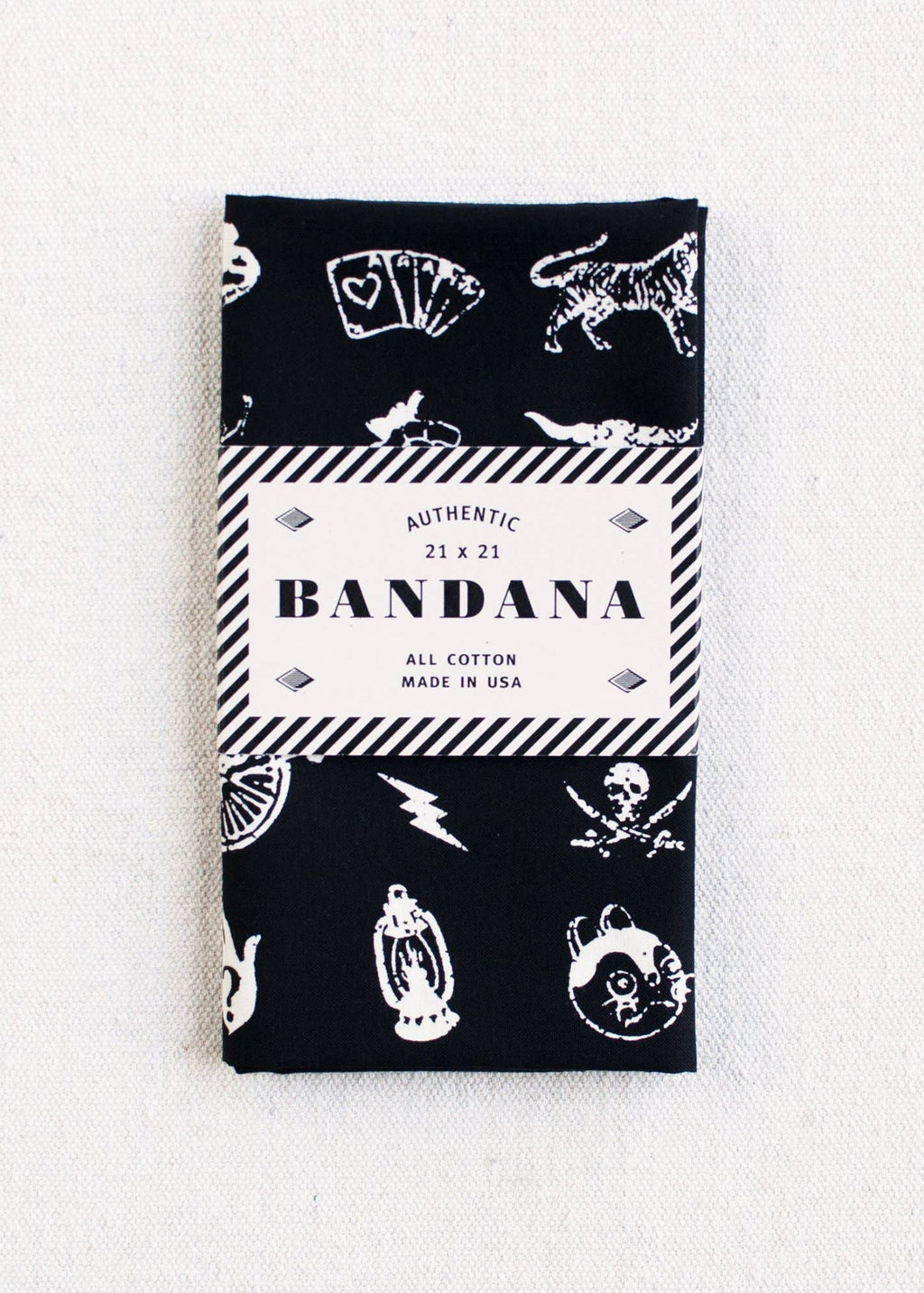 Black Big Fun Bandana