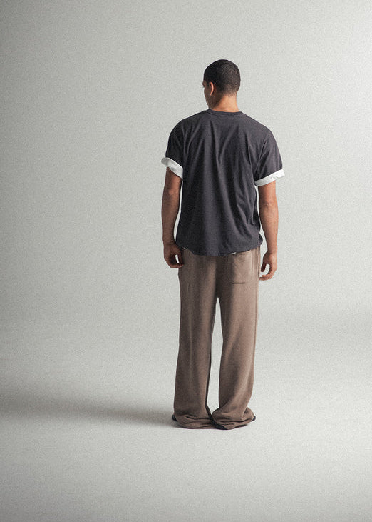 Elwood Vintage Black Oversized Core Tee