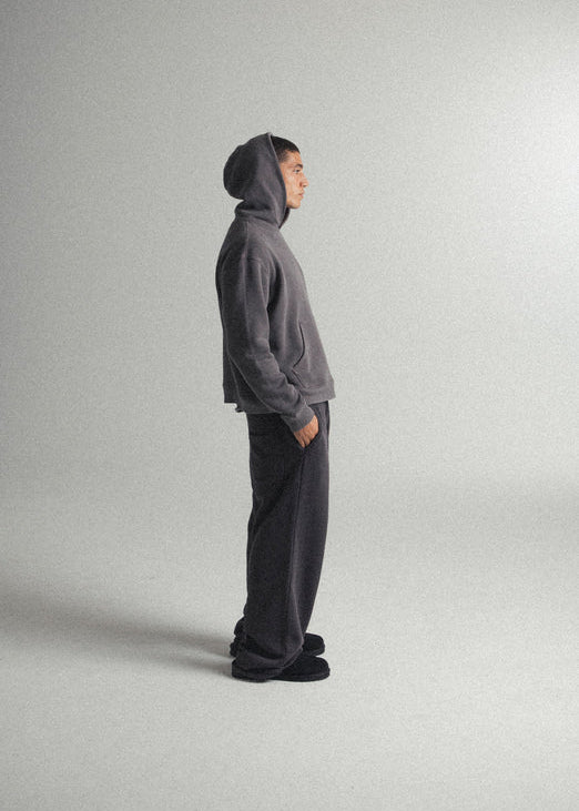 Elwood Vintage Grey Core Hoodie