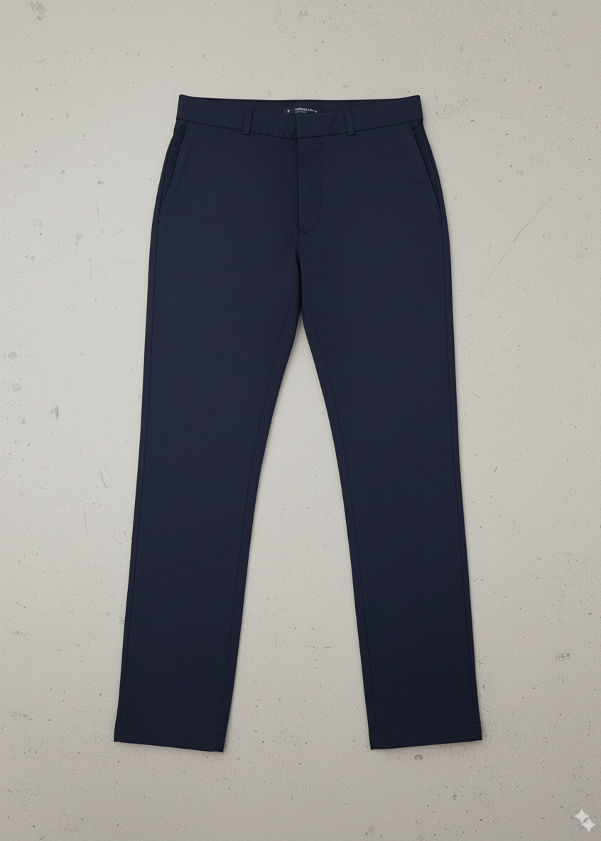 Hawk's Bay Navy Chino Stretch Twill Pants