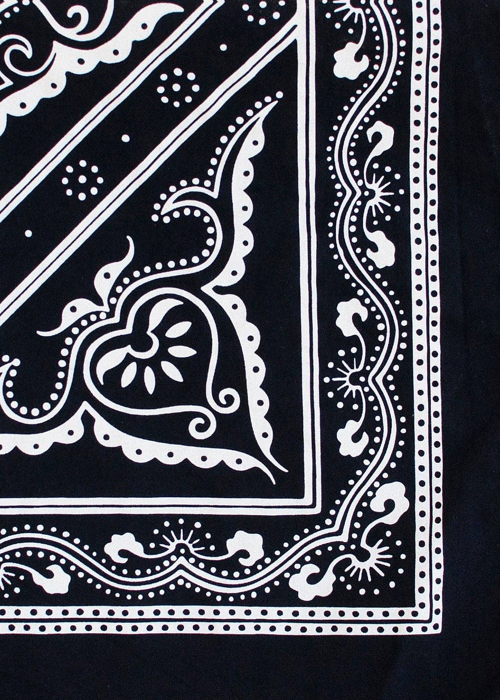 Black Western Bandana