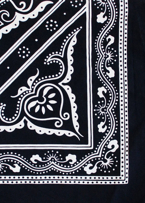Black Western Bandana