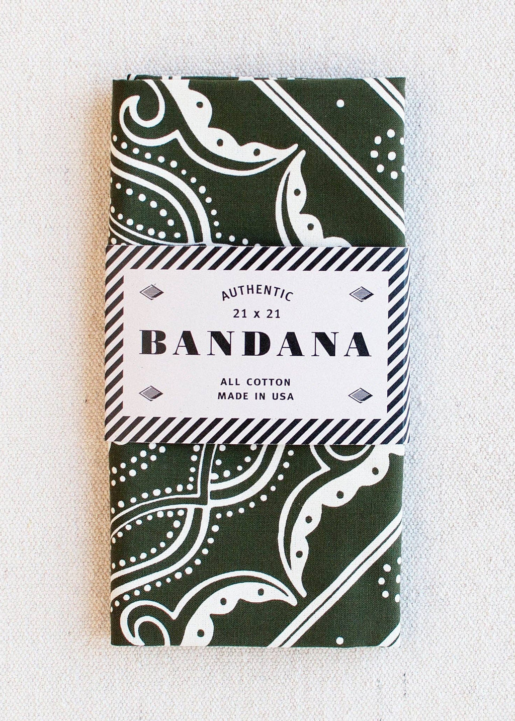 Olive Western Bandana