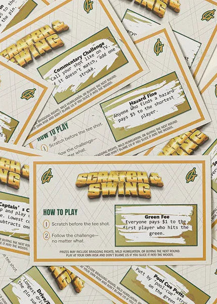 Gamblin' Golf Scratch & Swing™ Scratch Off Golf Game